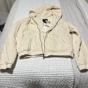 Cotton soft cream jacket